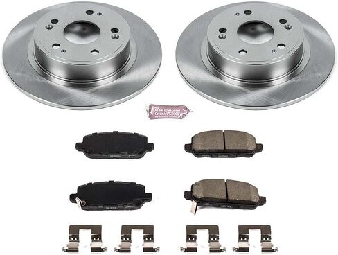 Power Stop KOE7340 Autospecialty Rear Replacement Brake Kit-OE Brake Rotors & Ceramic Brake Pads For Honda HR-V 2016-2022 [Model Specific] in Saudi Arabia