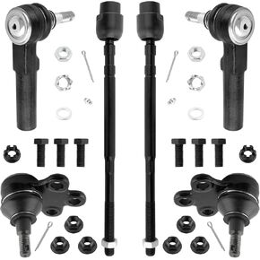 6pc Front Inner Outer Tie Rod Ends Lower Ball Joint Kit for Buick Century 1997-05 Allure 2005-2009 Regal 97-04 for Chevy Impala for Oldsmobile Intrigue for Pontiac Grand Prix EV195 ES3459 K5331 in Saudi Arabia