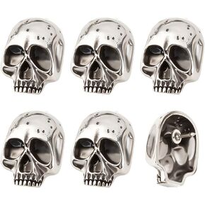 ph pandahall 6pcs brooch grotic skull ، headon head head pin pin skulls pins shosp silver punk skulls pons pins skull apel apel for clothal calss hats assume accessories in Saudi Arabia