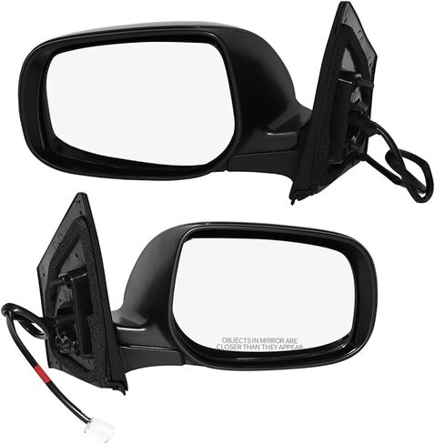 PM Auto Driver & Passenger Side Mirrors ، Left-Right-Light-Leach غير محررة للطلاء ، استبدال مرآة العرض اليدوي القابل للطلاء لعام 2009-2013 Toyota Corolla ، زوج مرآة الباب من 2 in Saudi Arabia