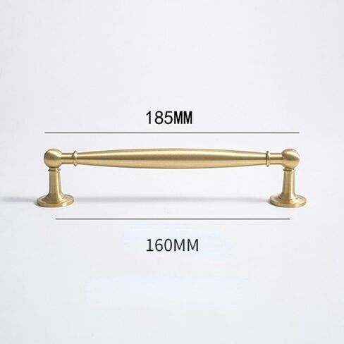 Handle knobs, Cabinet Drawer Handle, Cabinet Pulls, European Style Solid Brass Drawer Knobs T Bar Handle Bedroom Pulls Kitchen Cabinet Door Handle Pull/Kitchen Drawer Handles,(C5301160mm) in Saudi Arabia