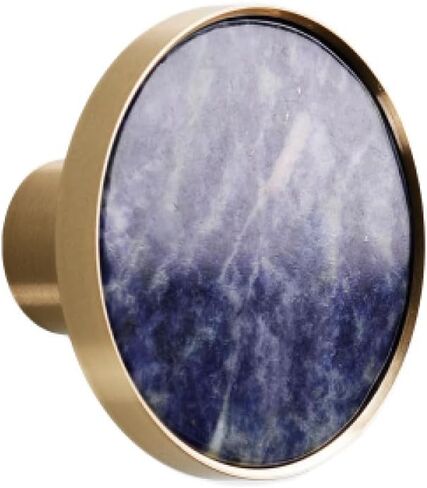 Handle knobs , Cabinet Drawer Handle, Cabinet Pulls, Natural Stone Solid Brass Handles for Cabinets and Drawers Cupboard Knobs Furniture Cabinet Handle Pull Wall Decor Hook,Baiyu,(Lanwenshi42mm,With h in Saudi Arabia