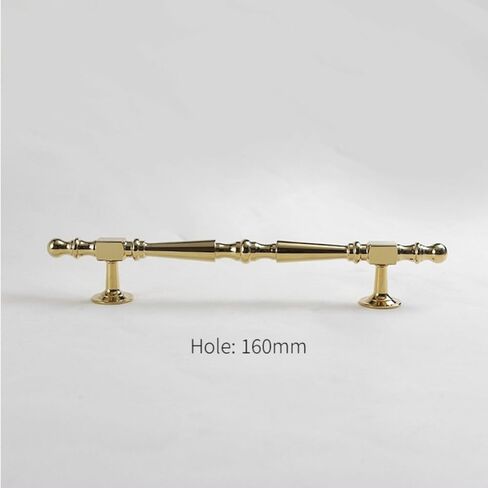 Handle knobs, Cabinet Drawer Handle, Cabinet Pulls, Bright Gold Solid Brass Handles for Cabinet Cabinets and Drawers Kitchen Cabinet Handles Kitchen Drawer Handles,C,5250,PVD(C5254PVD) in Kuwait