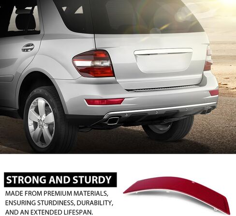 G-Plus الخلفي ضوء العاكس الأيسر الأيسر ، متوافق مع Benz ML-Class ML320 ML350 ML550 ML63 2008-2011 ، 1648201574 ، 1648200374 in Kuwait