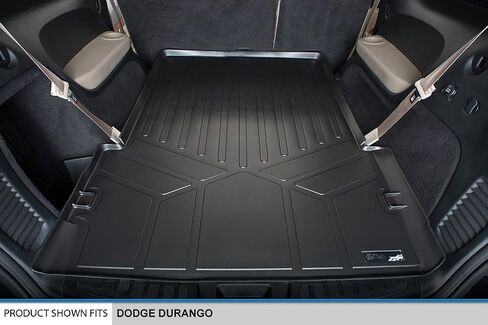 Smartliner All Weather Custom Fit Cargo Trunk Liner Floor Heor خلف الصف الثاني متوافق مع 2011-2012 Dodge Durango in Saudi Arabia