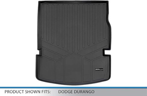 Smartliner All Weather Custom Fit Cargo Trunk Liner Floor Heor خلف الصف الثاني متوافق مع 2011-2012 Dodge Durango in Saudi Arabia