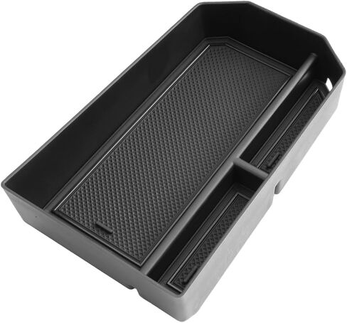 CDEFG Compatible with Volkswagen Jetta 2020-2024 2025 Center Console Organizer Tray 2020-2023 2024 2025 VW Jetta Accessories Middle Console Armrest Storage Box (Black for 2020-2025 Jetta) in Saudi Arabia