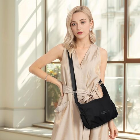 Gladdon Crossbody Bag for Women Fashion Nylon Shoulder Purses Designer Handbags with Adjustable Strap in Kuwait