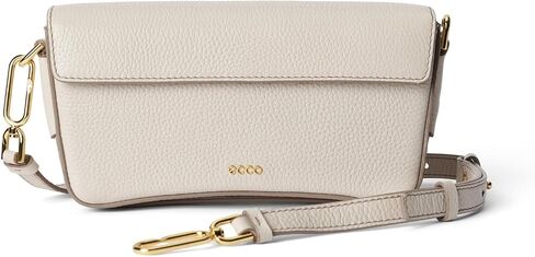 ECCO Medium Pinch Bag, Taupe Pebbled Leather in Saudi Arabia