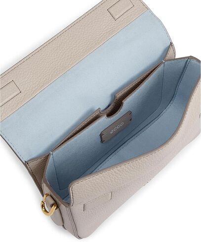 ECCO Medium Pinch Bag, Taupe Pebbled Leather in Saudi Arabia