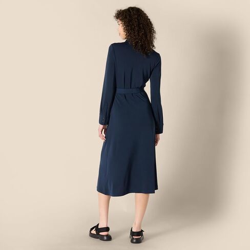Amazon Essentials Women's Regular-Fit Matte Jersey Midi Length Dress in Kuwait