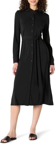 Amazon Essentials Women's Regular-Fit Matte Jersey Midi Length Dress in Kuwait
