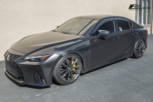 استبدال لكزس 2021-لكزس IS300 IS350 IS500 | EOS Visors JDM Tape-on Style Smoke Side Side Side Deplectors Main Rain Guard DWV-V150 in Saudi Arabia