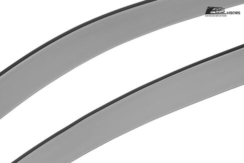 استبدال لكزس 2021-لكزس IS300 IS350 IS500 | EOS Visors JDM Tape-on Style Smoke Side Side Side Deplectors Main Rain Guard DWV-V150 in Saudi Arabia