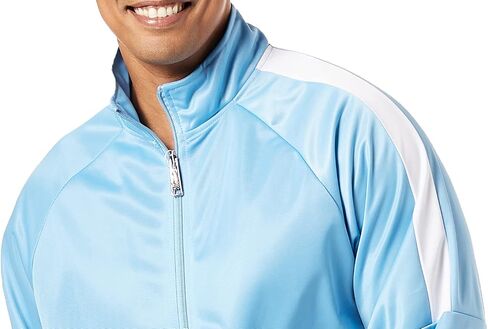 STACY ADAMS MEN’S 2PC SPORT TRICOT FASHION GYM TRACKSUIT in Saudi Arabia