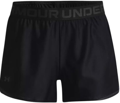 Under Armour Womens Play Up Shorts 3.0, Black/Gray, 1X in Saudi Arabia
