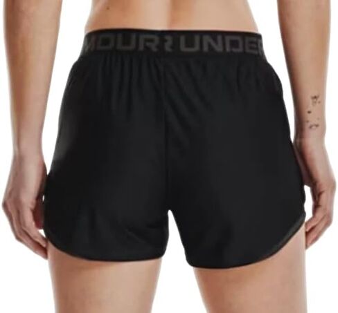 Under Armour Womens Play Up Shorts 3.0, Black/Gray, 1X in Saudi Arabia