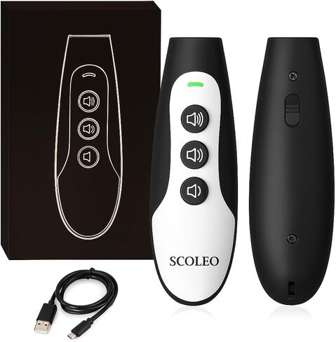Anti Barking Device for Dogs - Barks No More with ultrasonic Dog bark Deterrent, VF Technology Dog Behavior Correction Device, Triple Modes Dog Trainer Sound (White & Black) in Saudi Arabia