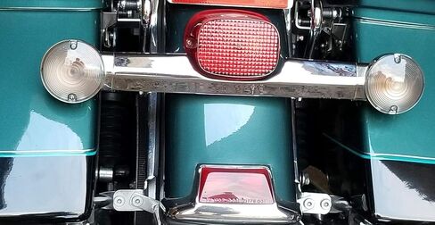 iJDMTOY Tinted Black Smoked Flat Turn Signal Light Lens Covers Compatible With Harley Davidson Touring Electra Glide Road King Sportster Motorcycle Bike Copper in Saudi Arabia