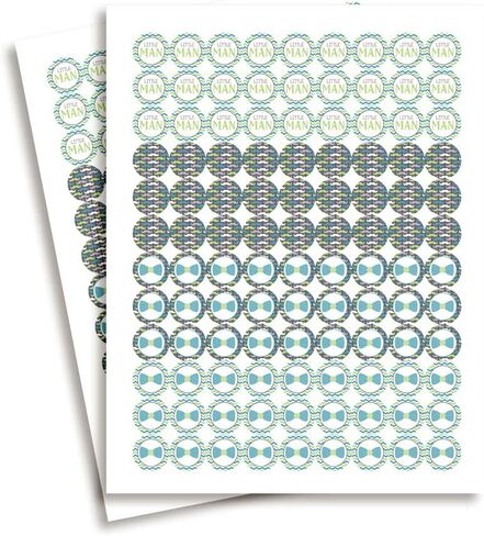 Blue & Silver Twinkle Little Star Boy Sprinkle Baby Shower Kiss Sticker Labels, 300-0.75" Circle Stickers for Chocolate Kisses by Amanda Creation, Great for Favors, Treats, Envelopes & Goodie Bags in Kuwait