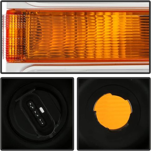 Acanii - لـ [نوع الهالوجين] 2021 2022 2023 Ford F150 Pickup Truck Factory Meactory Meadlamp Side Left Side in Saudi Arabia
