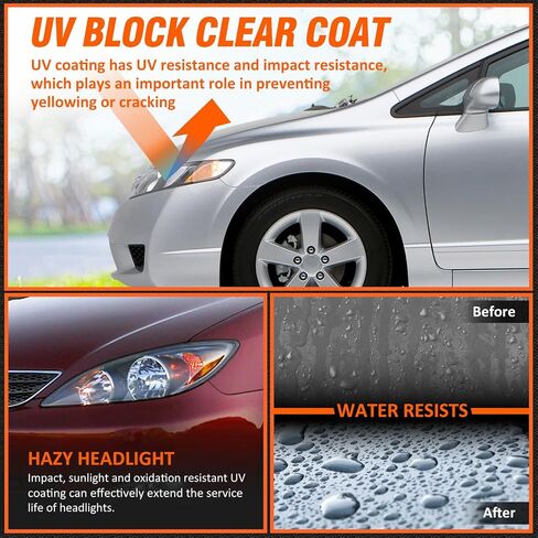 مجموعة الأمراض الأمامية لعام 2002 2003 2004 Toyota Camry LE/XLE HELDAMP BLACK HOUSICKENT AMBERENTER LENS CLEAR in Kuwait