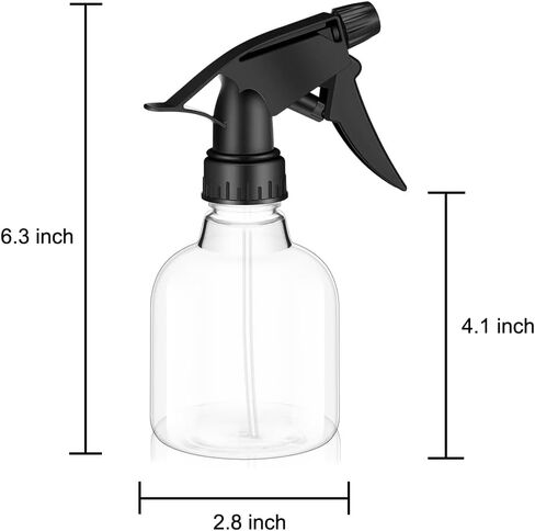 3 PCS Plastic Spray Bottles 8 oz Empty Spray Bottle with Adjustable Nozzle Mini Spray Bottle Liquid Sprayer for Kitchen Cleaning Water Plants in Saudi Arabia