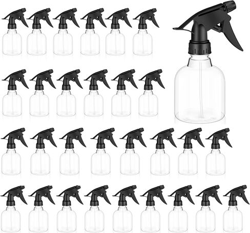 3 PCS Plastic Spray Bottles 8 oz Empty Spray Bottle with Adjustable Nozzle Mini Spray Bottle Liquid Sprayer for Kitchen Cleaning Water Plants in Saudi Arabia