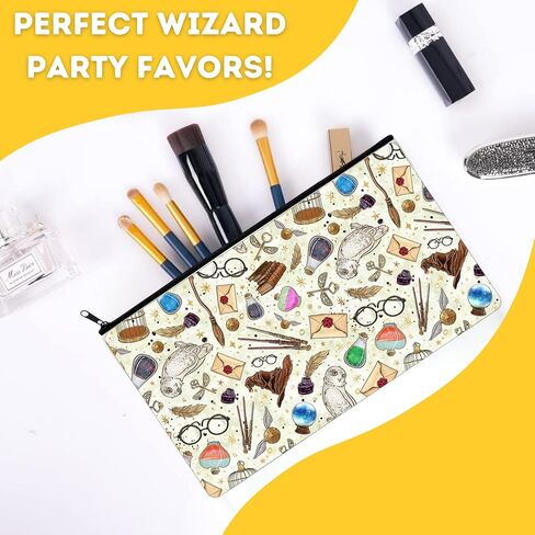 20 PCS Makeup Bag Wizard Harry Party Favors ، حقائب الهدايا ، لوازم الحفلات هاري ، حقيبة مكياج المعجبين ، حقيبة هدايا ديكورات ، مفضلات حفلة عيد ميلاد هاري ، حقائب الحفلات - H2 in Saudi Arabia