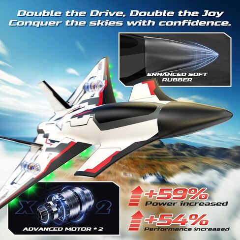 DEERC RC Plane 3 Channel P51D Remote Control Airplane Fighter Toys,2.4GHz 6-axis Gyro Stabilizer RTF Glider Aircraft Plane with 2 Batteries,Easy to Fly for Adults Kids Beginners Boys in Kuwait