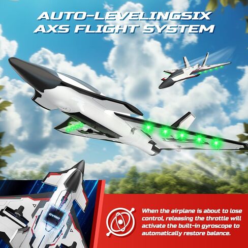 DEERC RC Plane 3 Channel P51D Remote Control Airplane Fighter Toys,2.4GHz 6-axis Gyro Stabilizer RTF Glider Aircraft Plane with 2 Batteries,Easy to Fly for Adults Kids Beginners Boys in Kuwait
