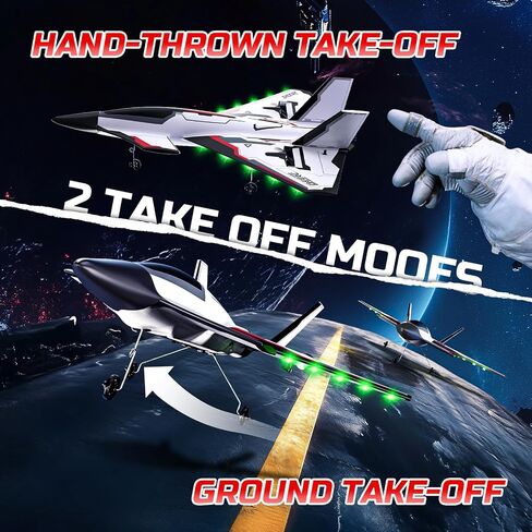 DEERC RC Plane 3 Channel P51D Remote Control Airplane Fighter Toys,2.4GHz 6-axis Gyro Stabilizer RTF Glider Aircraft Plane with 2 Batteries,Easy to Fly for Adults Kids Beginners Boys in Kuwait