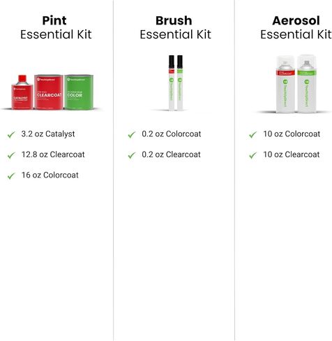 TouchUpDirect Atlas Silver Metallic Motorcycle Paint Compatible with Harley Davidson Exact Match Auto Touch Up Paint Repair - Brush Essential Kit in Saudi Arabia