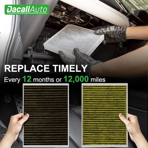 Activated Carbon Cabin Air Filter for Audi A4 Q7 S4 S5 A7 Sportback Q8 A8 Quattro A5 Sportback Q5 SQ5 RS5 S6 S7 SQ7 SQ8 S8; for Porsche Cayenne (2019-2025), Replace 4M0819439A CF12211 in Saudi Arabia