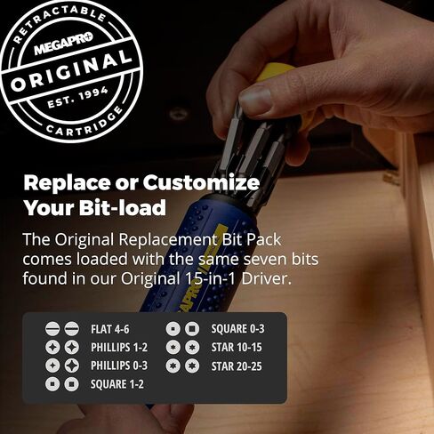 Replacement Bit Pack - The ShaftLOK | 7 double-ended bits in Kuwait