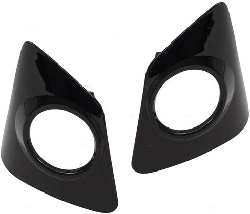 Pair of Front Fog Light Covers Trim Bezel RH LH Compatible With Toyota Corolla S Sedan 4-Door 2014-2016 (Only Fit For S Models) Replaces 81482-02470 ‎81481-02480 TO1038172 ‎TO1039172 in Saudi Arabia
