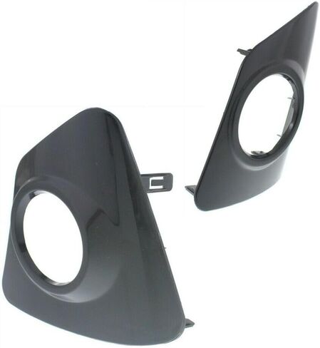 Pair of Front Fog Light Covers Trim Bezel RH LH Compatible With Toyota Corolla S Sedan 4-Door 2014-2016 (Only Fit For S Models) Replaces 81482-02470 ‎81481-02480 TO1038172 ‎TO1039172 in Saudi Arabia