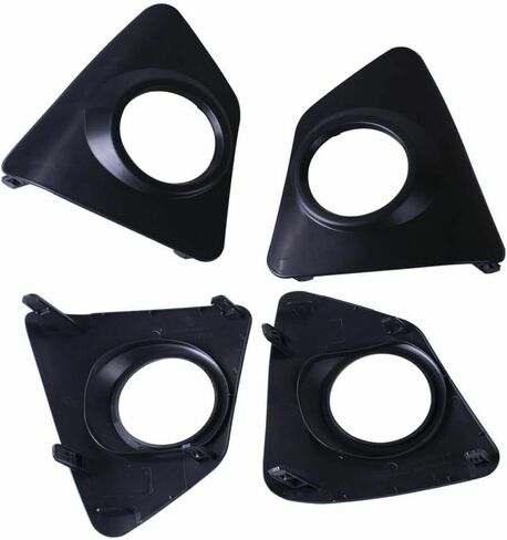 Pair of Front Fog Light Covers Trim Bezel RH LH Compatible With Toyota Corolla S Sedan 4-Door 2014-2016 (Only Fit For S Models) Replaces 81482-02470 ‎81481-02480 TO1038172 ‎TO1039172 in Saudi Arabia