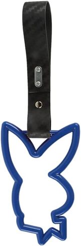 Q1-TECH, JDM Tsurikawa Ring Japanese Subway Train Bus Car Handle BUNNY Shaped Handle Hand Strap Rear Front Bumper Warning Rings Drift Charm Drift Bosozoku Car Accessory (Carbon/Carbon Strap) in Saudi Arabia