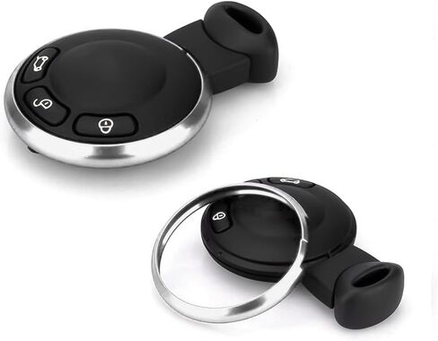 Xotic Tech Red Aluminium Aluminium Control Cover Cover Rim RIM المحيطة بالتوافق مع Mini Cooper JCW R56 R57 R58 R59 R60 R61 in Kuwait