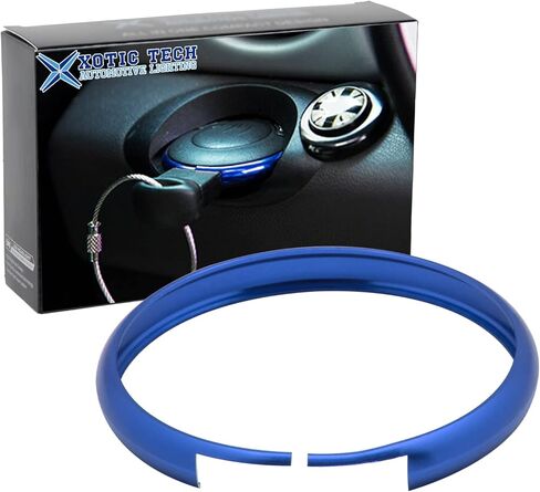 Xotic Tech Red Aluminium Aluminium Control Cover Cover Rim RIM المحيطة بالتوافق مع Mini Cooper JCW R56 R57 R58 R59 R60 R61 in Kuwait