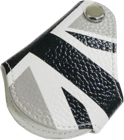 iJDMTOY Black White Union Jack UK Flag Style Key Fob Cover Holder Compatible With 2008-up MINI Cooper R55 R56 R57 R58 R59 R60 R61 F56 in Saudi Arabia