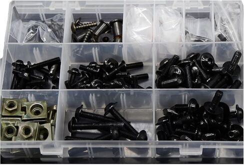 Bodywork Screws for H-ONDA CRF1000L Africa Twin CRF 1000L CRF1000 L CRF 1000 L 2015 2016 2017 2018 2019 Motorcycle Full Fairing Body Bolt Kit Screw Spire Speed Fastener Clip (Color : Black) in Saudi Arabia