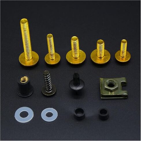 Bodywork Screws for H-ONDA CRF1000L Africa Twin CRF 1000L CRF1000 L CRF 1000 L 2015 2016 2017 2018 2019 Motorcycle Full Fairing Body Bolt Kit Screw Spire Speed Fastener Clip (Color : Black) in Saudi Arabia