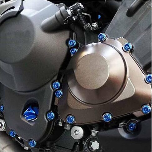 براغي هيكل السيارة لـ H-Onda CRF1000L AFRICA TWIN CRF 1000L CRF1000 L CRF 1000 L 2015 2015 2017 2018 2019 دراجة نارية Full Fairing Body BOLT KIT SPIRE SPIRE SPIRE CLIP (اللون: أسود) in Kuwait