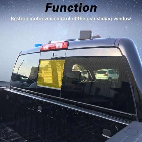 FUSCH Rear Power Sliding Window Regulator Compatible with Chevy Silverado 1500/2500HD/3500HD GMC Sierra 1500/2500HD/3500HD,Truck Back Sliding Window Regulator Replace# 25980205 777-031 in Saudi Arabia