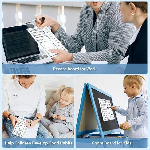 الرسم البياني للأطفال - الرسم البياني الروتيني اليومي ، قائمة مراجعة الصباح/النوم ، والمغناطيسية للقيام بها ، والجدول الزمني المرئي للمحو الجاف ، ومخطط شريط التمرير للثلاجة in Kuwait
