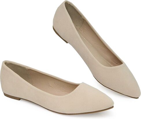 Bella Marie Angie Women's Classic Pointy Toe Ballet Flat Shoes in Kuwait
