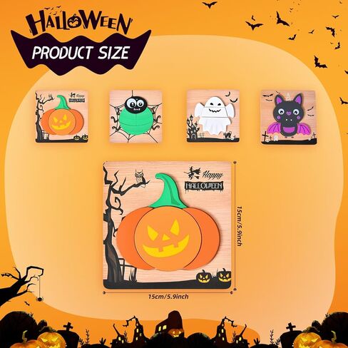 4 Pack Easter Wooden Puzzles for Kids Boys Girls Toddlers Easter Jigsaw Puzzles Easter Toys for Easter Basket Stuffers Easter Party Favor in Saudi Arabia