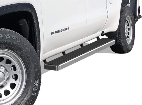 APS Premium 6in 304 لوحات تشغيل من الفولاذ المقاوم للصدأ متوافقة مع Chevy Silverado GMC Sierra Crew CAB 19-25 in Saudi Arabia